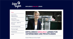 Desktop Screenshot of enjoy-english.de